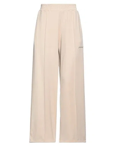 Hinnominate Woman Pants Sand Size L Polyester, Modal, Elastane In Beige