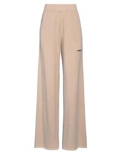 Hinnominate Woman Pants Sand Size M Viscose, Polyester, Polyamide In Neutral