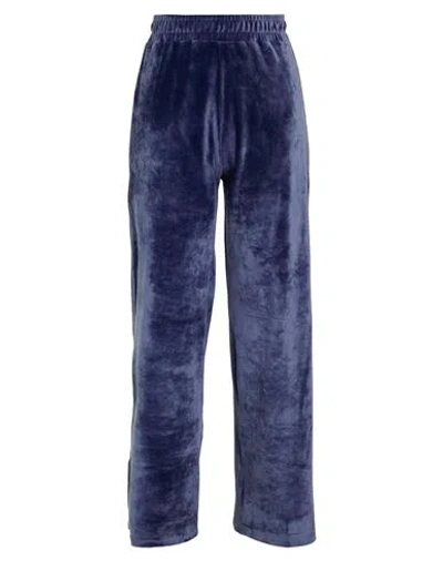 Hinnominate Woman Pants Slate Blue Size Xs Polyester, Elastane In Blue