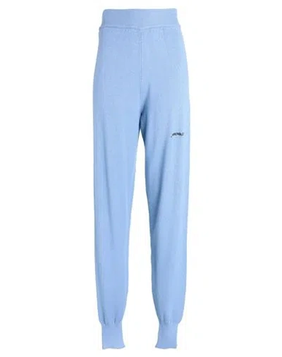 Hinnominate Woman Pants Slate Blue Size Xs Viscose, Polyester, Polyamide