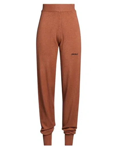 Hinnominate Woman Pants Tan Size L Viscose, Polyester, Polyamide In Multi