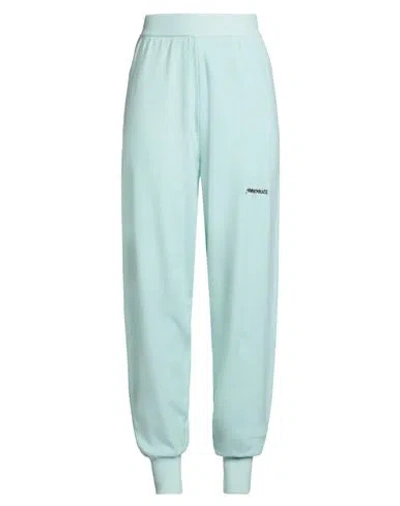 Hinnominate Woman Pants Turquoise Size M Viscose, Polyester, Polyamide