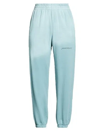 Hinnominate Woman Pants Turquoise Size S Cotton In Blue