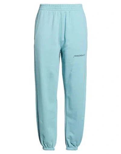 Hinnominate Woman Pants Turquoise Size Xs Cotton In Blue