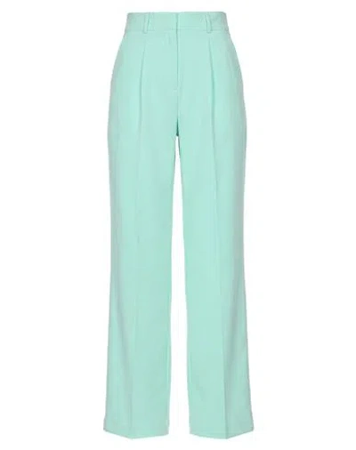 Hinnominate Woman Pants Turquoise Size Xs Polyester, Elastane In Blue