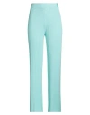 Hinnominate Woman Pants Turquoise Size M Viscose, Elastane In Blue