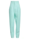 Hinnominate Woman Pants Turquoise Size L Polyester, Elastane In Blue