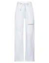 Hinnominate Woman Pants White Size M Cotton