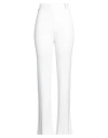 Hinnominate Woman Pants White Size M Viscose, Elastane