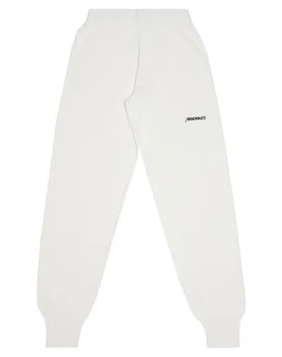 Hinnominate Woman Pants White Size Xl Viscose, Polyamide