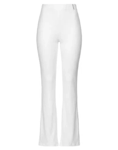 Hinnominate Woman Pants White Size Xs Polyester, Viscose, Elastane