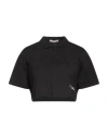 Hinnominate Woman Polo Shirt Black Size Xl Cotton