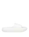 Hinnominate Woman Sandals White Size 10 Rubber