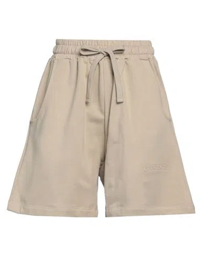 Hinnominate Woman Shorts & Bermuda Shorts Beige Size M Cotton