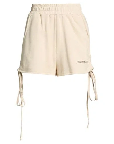 Hinnominate Woman Shorts & Bermuda Shorts Beige Size Xs Cotton In Neutral