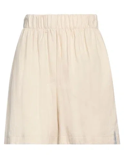 HINNOMINATE HINNOMINATE WOMAN SHORTS & BERMUDA SHORTS BEIGE SIZE XS LINEN, VISCOSE