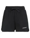 Hinnominate Woman Shorts & Bermuda Shorts Black Size S Polyester, Modal, Elastane