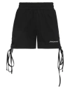 Hinnominate Woman Shorts & Bermuda Shorts Black Size Xxs Cotton In Black