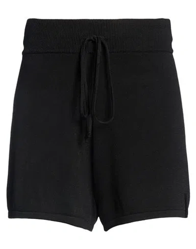 Hinnominate Woman Shorts & Bermuda Shorts Black Size Xs Viscose, Polyamide