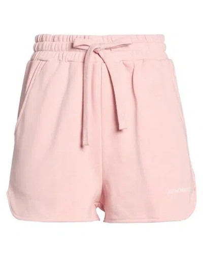 Hinnominate Woman Shorts & Bermuda Shorts Blush Size S Cotton, Polyester In Pink