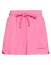 Hinnominate Woman Shorts & Bermuda Shorts Fuchsia Size Xs Polyester, Modal, Elastane In Pink