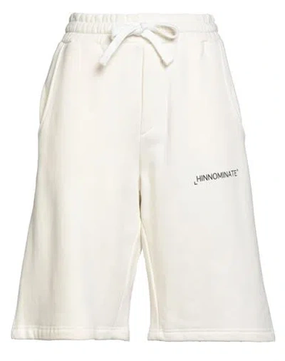 Hinnominate Woman Shorts & Bermuda Shorts Ivory Size L Cotton In White