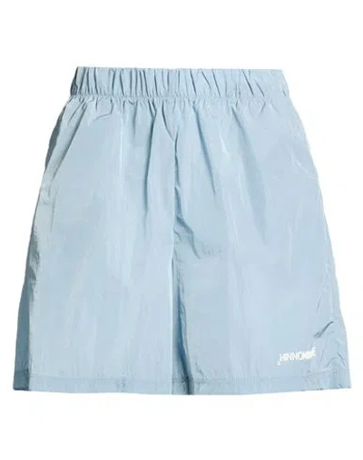 Hinnominate Woman Shorts & Bermuda Shorts Light Blue Size M Polyamide