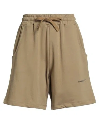 Hinnominate Woman Shorts & Bermuda Shorts Light Brown Size M Cotton In Sand