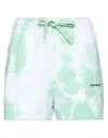 Hinnominate Woman Shorts & Bermuda Shorts Light Green Size L Cotton