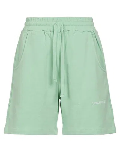 Hinnominate Woman Shorts & Bermuda Shorts Light Green Size Xs Cotton, Polyester In Multi