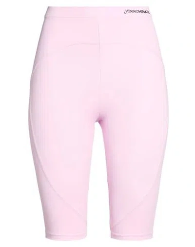 Hinnominate Woman Shorts & Bermuda Shorts Light Pink Size M Polyamide, Elastane