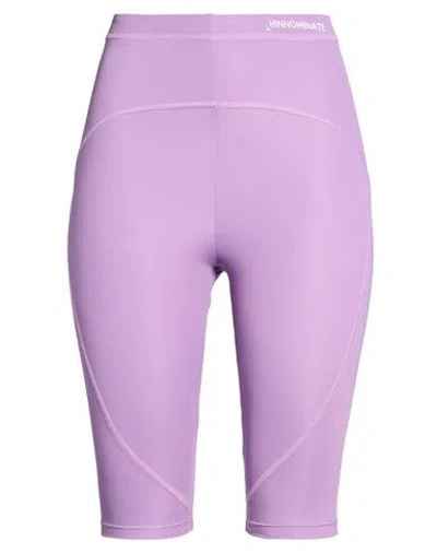 Hinnominate Woman Shorts & Bermuda Shorts Mauve Size M Polyamide, Elastane In Purple