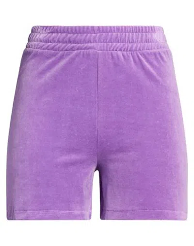 Hinnominate Woman Shorts & Bermuda Shorts Mauve Size S Cotton, Elastane In Purple