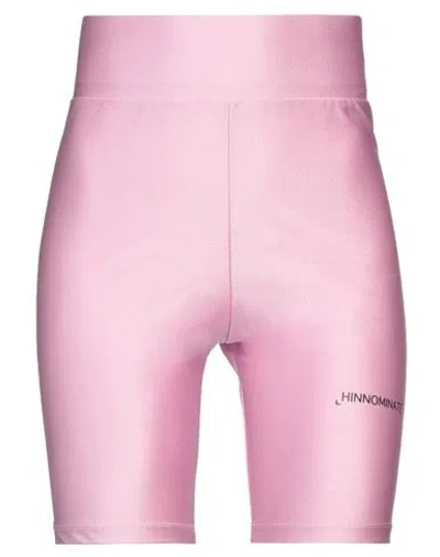 Hinnominate Woman Shorts & Bermuda Shorts Pink Size S Polyamide, Elastane