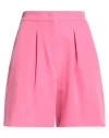 Hinnominate Woman Shorts & Bermuda Shorts Pink Size S Polyester, Elastane In Pink