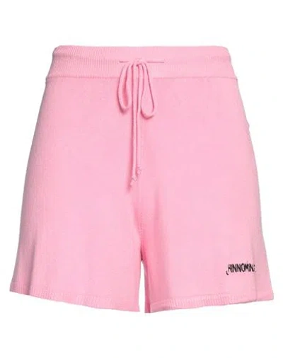 Hinnominate Woman Shorts & Bermuda Shorts Pink Size S Viscose, Elastane
