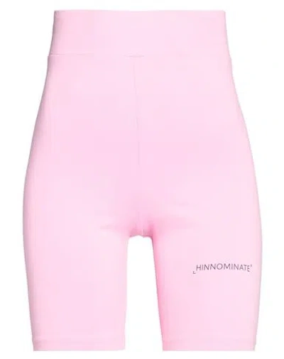 Hinnominate Woman Shorts & Bermuda Shorts Pink Size Xs Cotton, Elastane