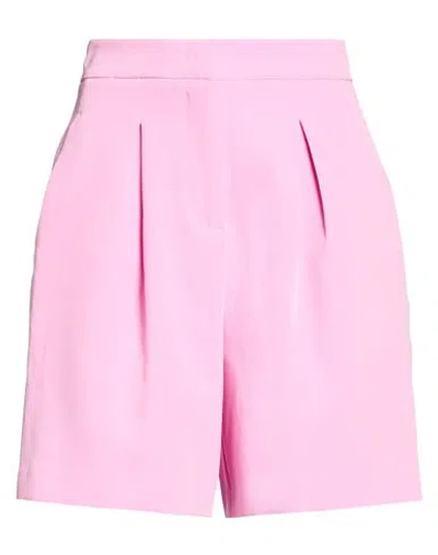 Hinnominate Woman Shorts & Bermuda Shorts Pink Size Xs Polyester, Elastane