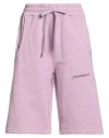 Hinnominate Woman Shorts & Bermuda Shorts Purple Size S Cotton In Purple