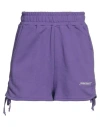 Hinnominate Woman Shorts & Bermuda Shorts Purple Size Xs Cotton