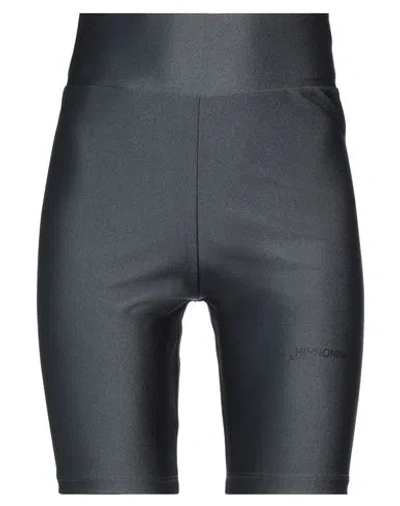 Hinnominate Woman Shorts & Bermuda Shorts Steel Grey Size S Polyamide, Elastane In Grey