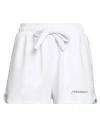 Hinnominate Woman Shorts & Bermuda Shorts White Size S Polyester, Modal, Elastane In White