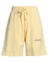 Hinnominate Woman Shorts & Bermuda Shorts Yellow Size M Cotton
