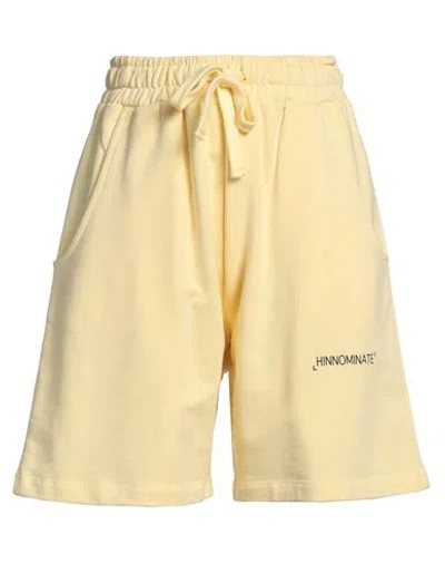 Hinnominate Woman Shorts & Bermuda Shorts Yellow Size M Cotton In Yellow