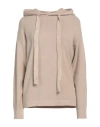 Hinnominate Woman Sweater Beige Size S Viscose, Polyester, Polyamide