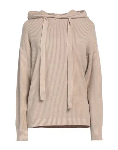 Hinnominate Woman Sweater Beige Size S Viscose, Polyester, Polyamide
