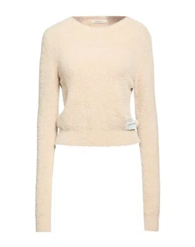 Hinnominate Woman Sweater Beige Size Xxs Polyamide In Neutral