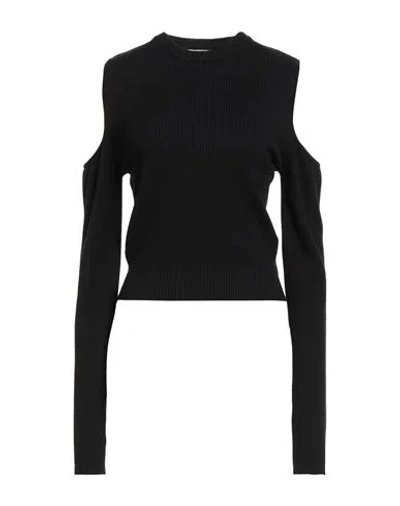 Hinnominate Woman Sweater Black Size L Viscose, Polyester, Polyamide