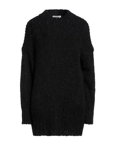Hinnominate Woman Sweater Black Size M Acrylic, Polyamide, Wool, Alpaca Wool