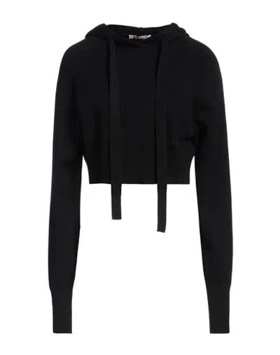 Hinnominate Woman Sweater Black Size M Viscose, Polyester, Polyamide In Black